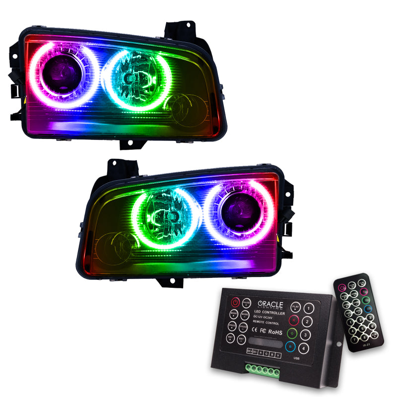 Oracle 08-10 Dodge Charger SMD HL (HID) - ColorSHIFT w/ 2.0 Controller - DTX Performance