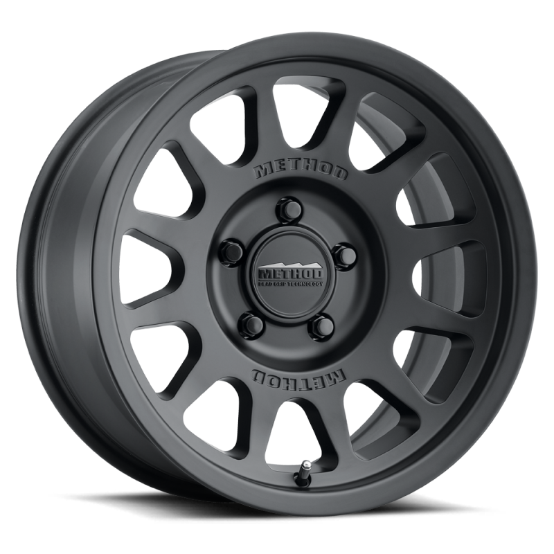 Method MR703 17x8.5 0mm Offset 5x5 71.5mm CB Matte Black Wheel - DTX Performance