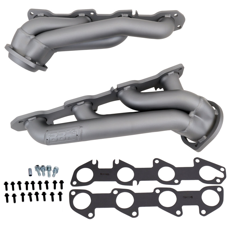 BBK 09-20 Dodge Challenger Hemi 5.7L Shorty Tuned Length Exhaust Headers - 1-3/4in Titanium Ceramic - DTX Performance