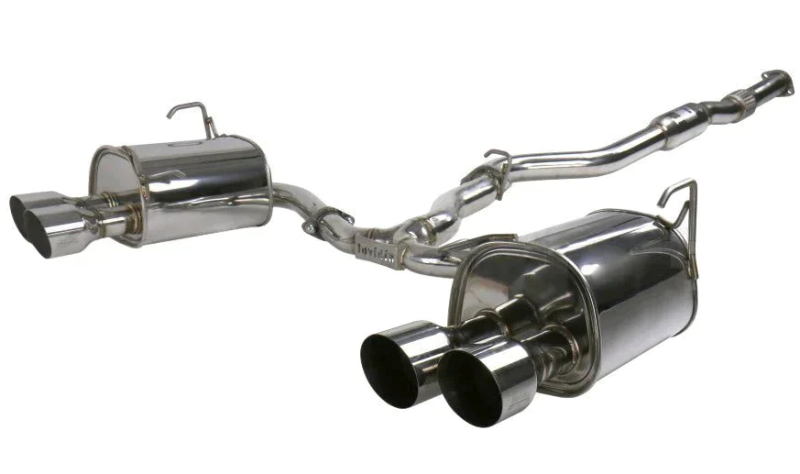 Invidia 2022+ Subaru WRX Q300 Single Layer Stainless Steel Quad Tip Cat-Back Exhaust - DTX Performance