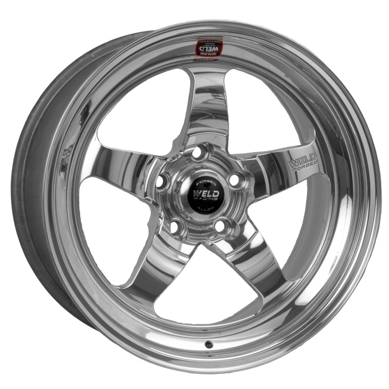 Weld S71 17x10.5 / 5x4.5 BP / 6.7in. BS Polished Wheel (High Pad) - Non-Beadlock - DTX Performance