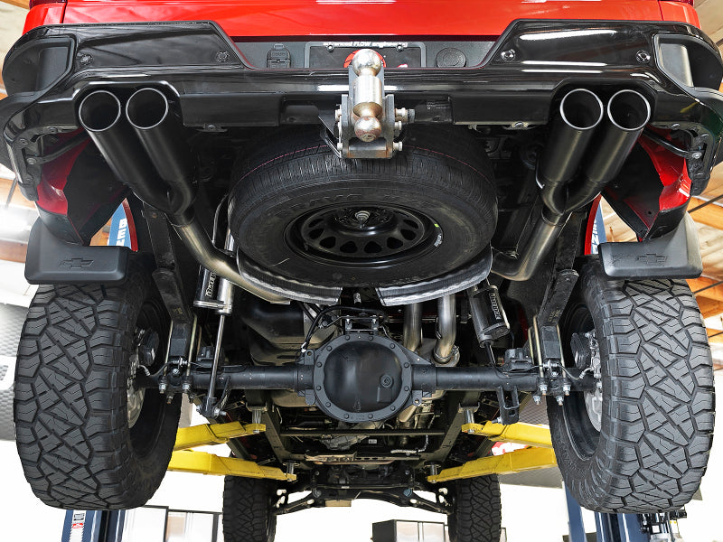 aFe Vulcan Series 3in 304 SS Exhaust Cat-Back w/ Black Tips 2019 GM Silverado/Sierra 1500 V8-5.3L - DTX Performance