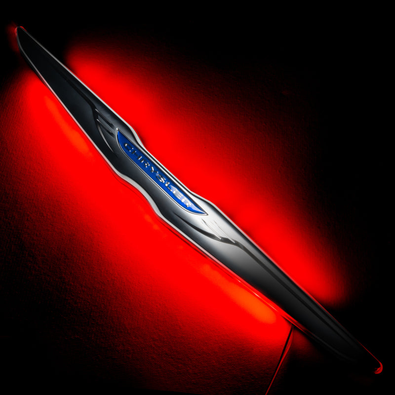 Oracle Chrysler Illuminated LED Sleek Wing - Dual Intensity - Red - DTX Performance