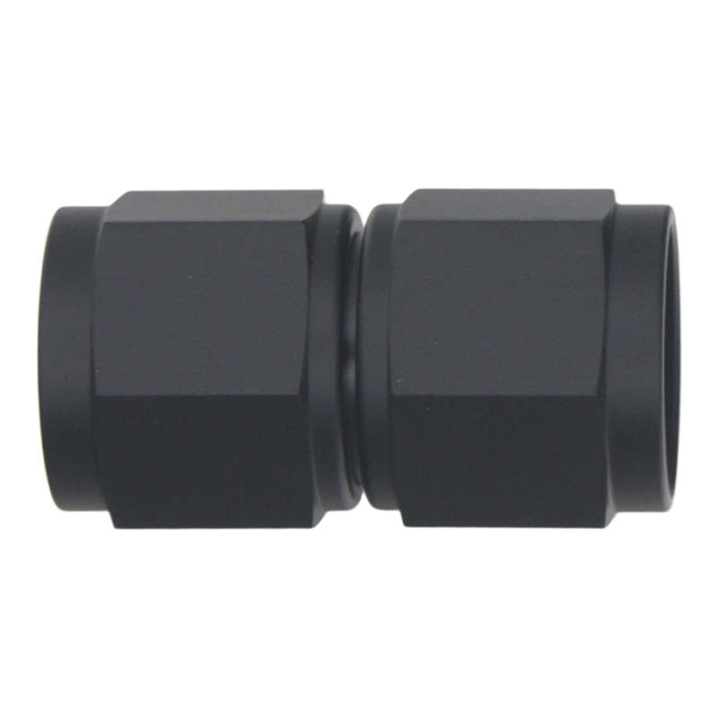 DeatschWerks 10AN Flare Female Swivel to 10AN Flare Female Swivel - Anodized Matte Black - DTX Performance