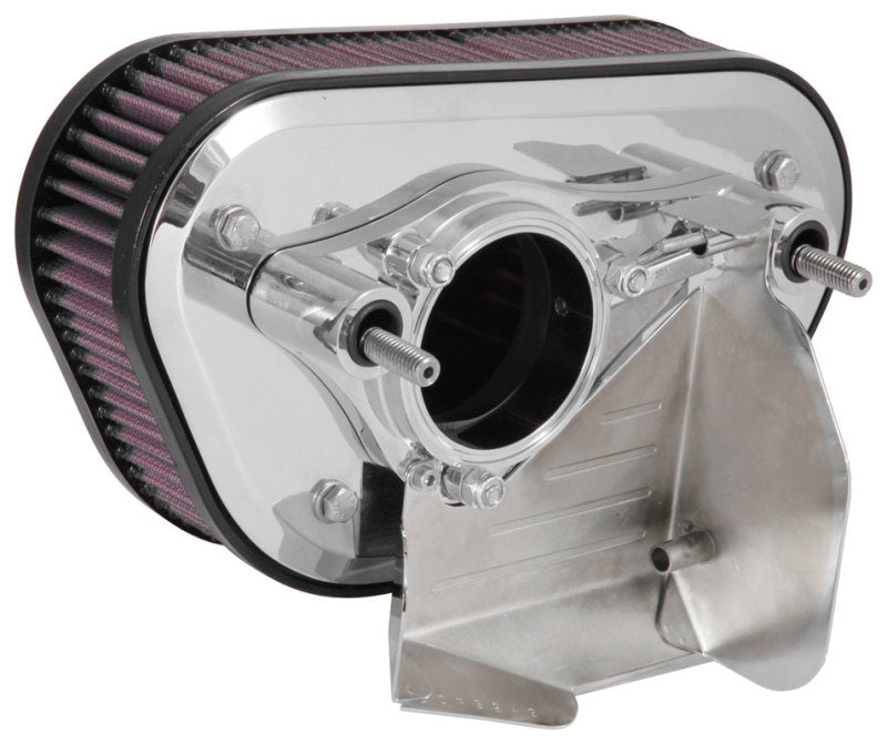 K&N Street Metal Intake System - Big 8 Chrome Intake System-Harley Davidson - DTX Performance