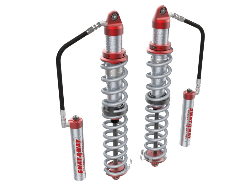 aFe 14-19 Polaris RZR 925/1000cc Sway-A-Way 3.0 Rear Coilover Kit w/ Remote Reservoirs and Comp Adj - DTX Performance