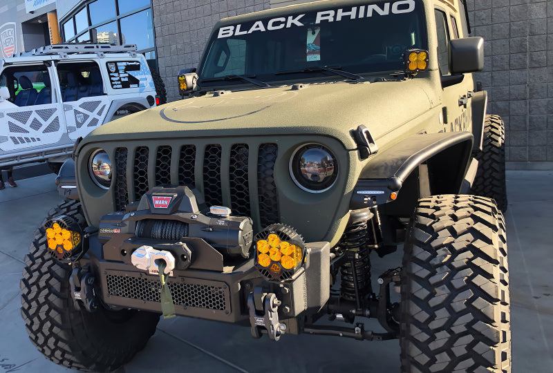 Oracle Oculus Bi-LED Projector Headlights for Jeep JL/Gladiator JT - Matte Black - 5500K - DTX Performance