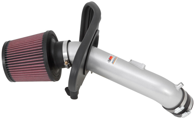 K&N 2013-14 Honda Accord 2.4L L4 69 Series Typhoon Air Intake System - Silver Cold Air Intake Kit - DTX Performance