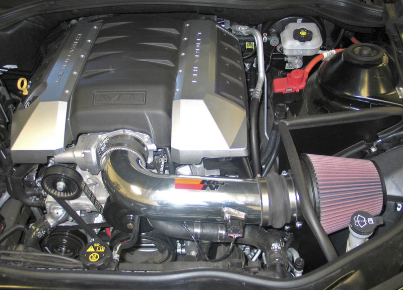 K&N 10 Camaro 6.2L V8 Polished Typhoon Short Ram Intake - DTX Performance