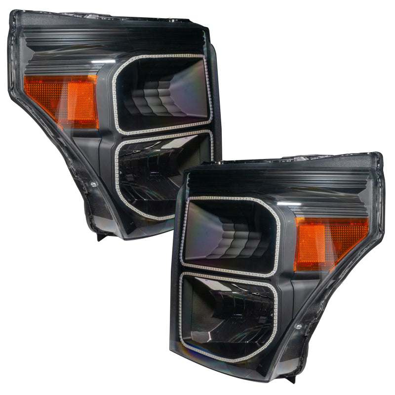 Oracle 11-16 Ford F250/350 LED HL - Black - White - DTX Performance