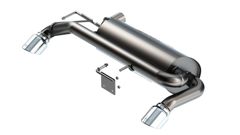 Borla 21-22 Ford Bronco 2.7L V6 4WD Touring Axle Back Exhaust w/ Bright Chrome Tips - DTX Performance