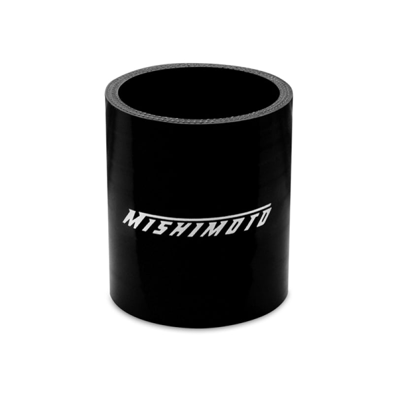 Mishimoto 2.25 Inch Black Straight Coupler - DTX Performance