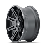 ION Type 142 17x9 / 5x127 BP / -12mm Offset / 78.1mm Hub Matte Black Wheel