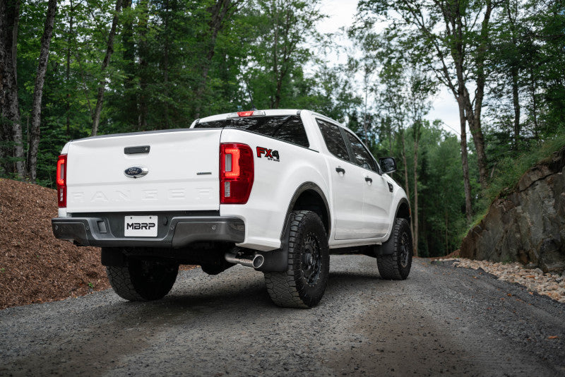 MBRP 2019 Ford Ranger Ecoboost 2.3L 4in OD Tip Single Side Exit 3in AL Cat Back - DTX Performance