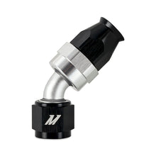 Load image into Gallery viewer, Mishimoto Aluminum PTFE -4AN 45 Degree Fitting Black - DTX Performance