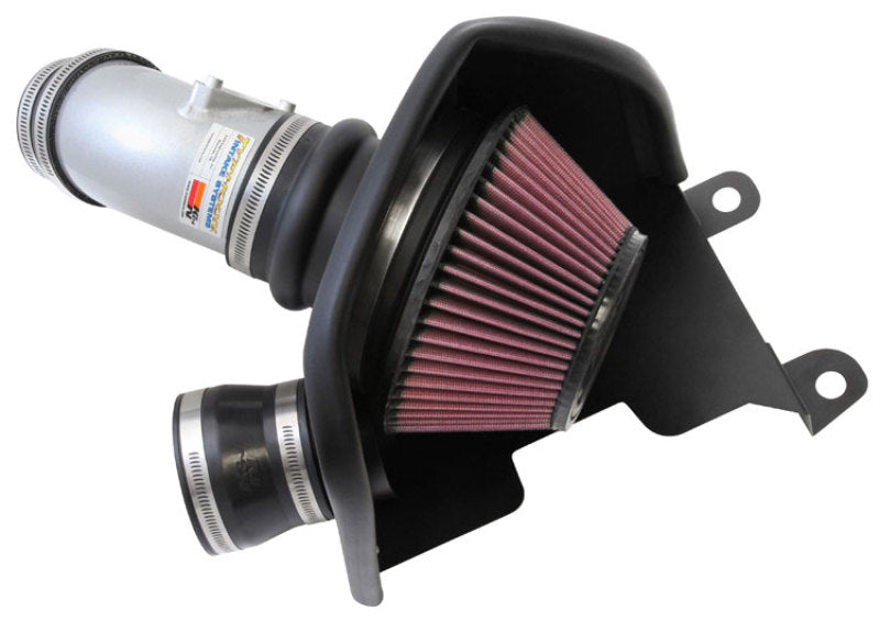 K&N 12 Honda Civic Si 2.4L L4 Silver Typhoon Intake - DTX Performance