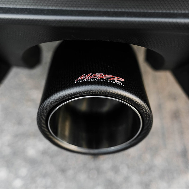 MBRP Universal Carbon Fiber Tip 4in OD/3in Inlet/7.7in L - DTX Performance