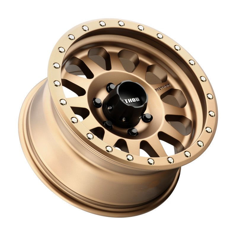 Method MR304 Double Standard 16x8 0mm Offset 6x5.5 108mm CB Method Bronze Wheel - DTX Performance