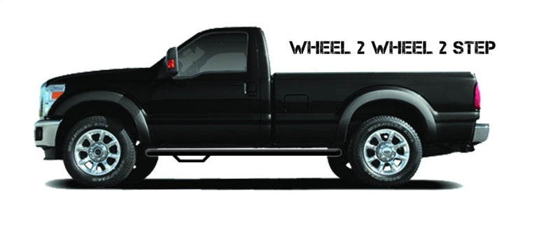 N-Fab Nerf Step 15-17 Ford F-150 SuperCrew 5.5ft Bed - Tex. Black - W2W - 3in - DTX Performance