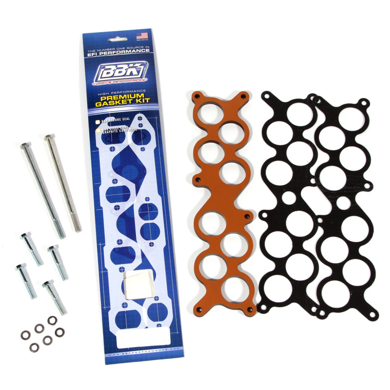 BBK 86-95 Mustang 5.0 Phenolic Manifold Spacer Kit Ford GT40 Cobra 3/8 - DTX Performance