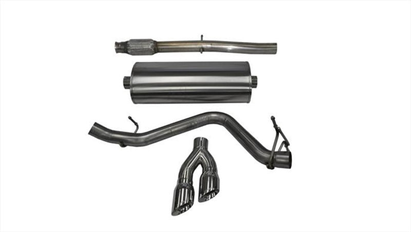 Corsa 14-17 Chevy Silverado 1500 5.3L V8 CC / SB 3in Single Side Exit Touring Cat-Back Exhaust - DTX Performance