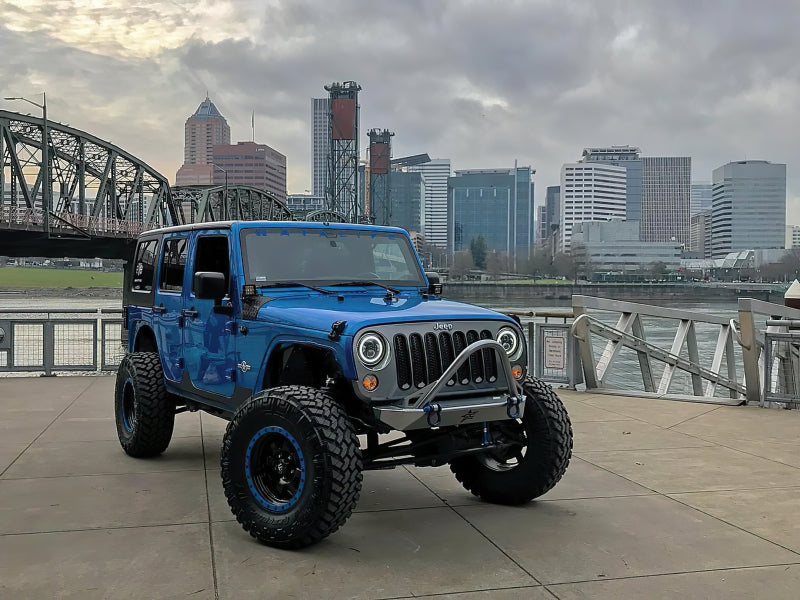 Oracle 07-18 Jeep Wrangler JK Switchback LED Halo Headlights - Amber/White - Switchback - DTX Performance