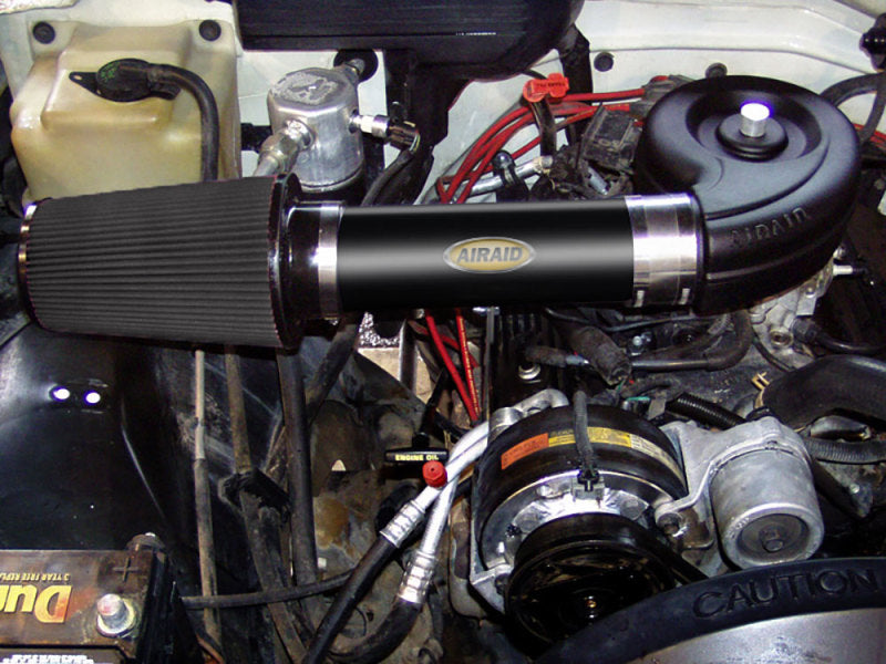 Airaid 88-95 Chevy / GMC 305 / 350 TBI CL Intake System w/ Tube (Dry / Black Media) - DTX Performance