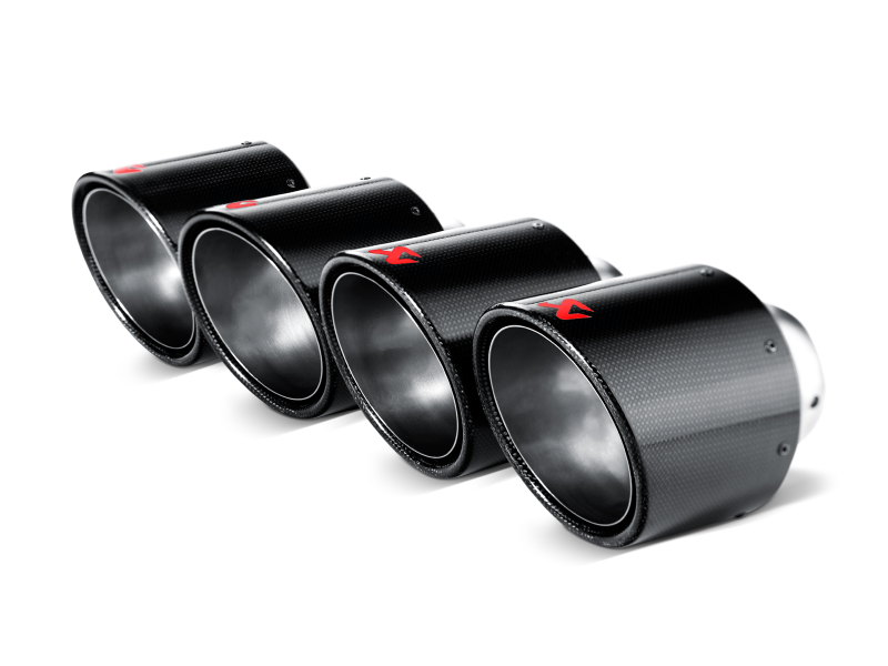 Akrapovic 06-13 Chevrolet Corvette ZO6/ZR1 (C6) Tail Pipe Set (Carbon 125 mm) - DTX Performance