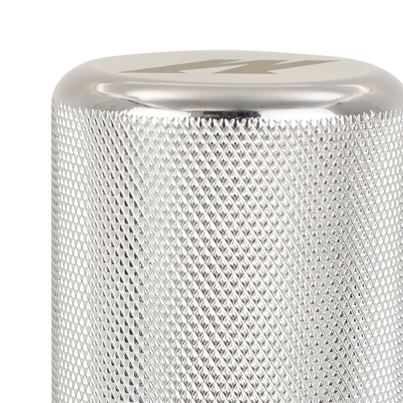 Mishimoto Weighted Shift Knob XL Silver (Knurled) - DTX Performance