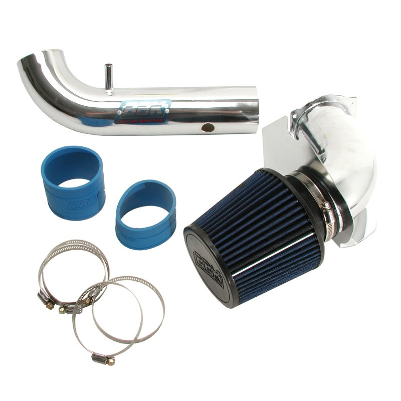 BBK 94-98 Mustang 3.8 V6 Cold Air Intake Kit - Chrome Finish - DTX Performance