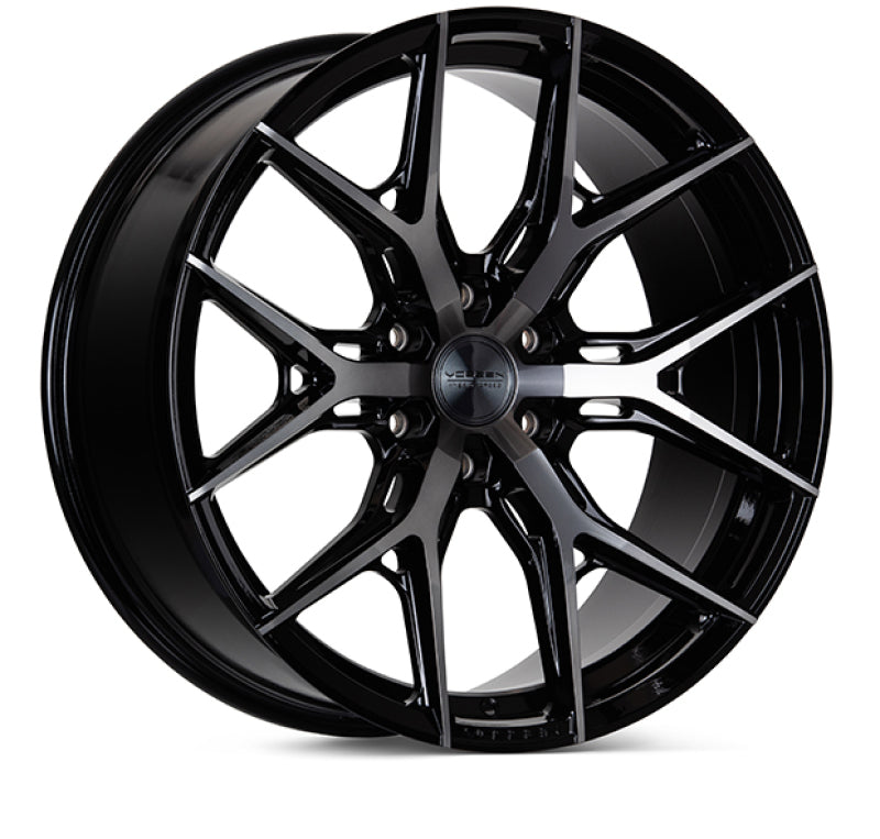 Vossen HF6-4 22x9.5 / 6x139.7 / ET20 / Deep Face / 106.1 - Tinted Gloss Black Wheel - DTX Performance