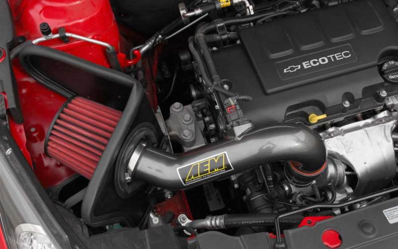 AEM 2011-2014 Chevrolet Cruze 1.4L - Cold Air Intake System - Gunmetal Gray - DTX Performance