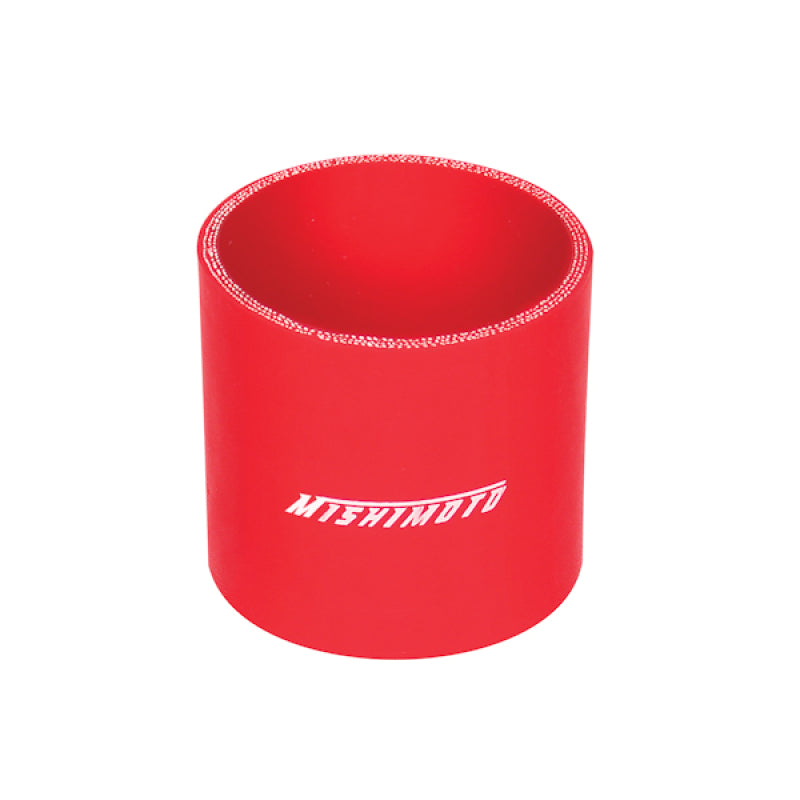 Mishimoto 2.5 Inch Red Straight Coupler - DTX Performance