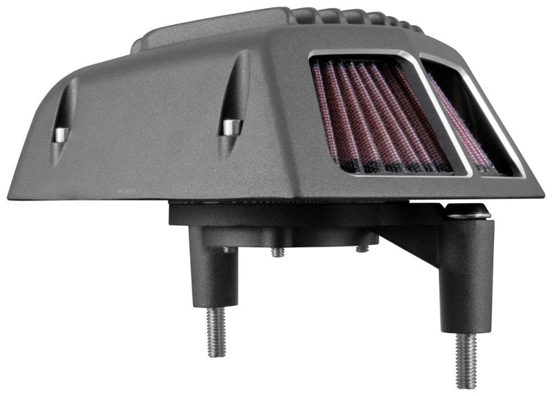 K&N Street Metal Intake System for 08-16 Harley Davidson Touring Models - Shaker Black - DTX Performance