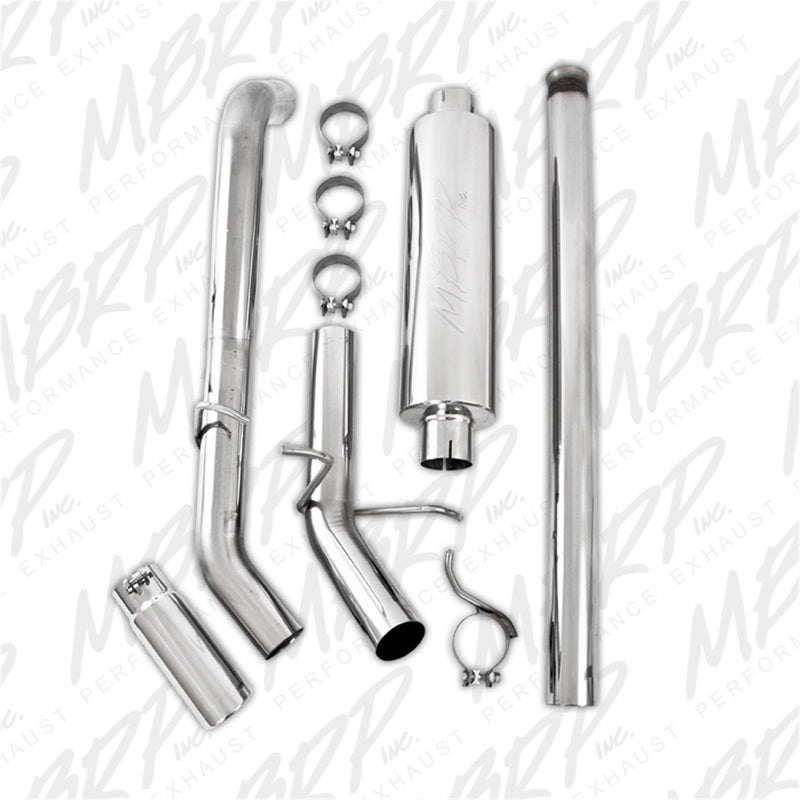 MBRP 11-13 Chevy 1500 Silverado/GMC Sierra 6.2L V8 3.5in Cat Back Single Side Exhaust T409 - DTX Performance