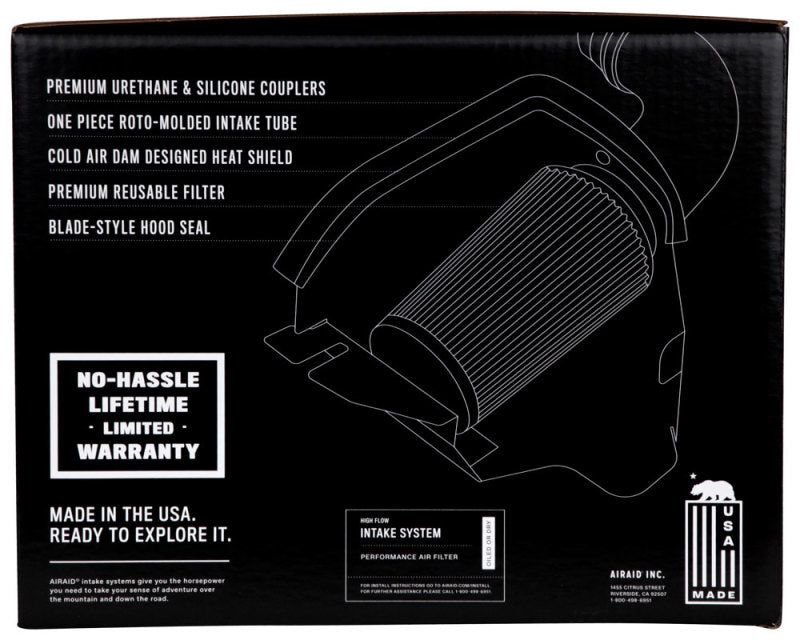 Airaid 05-11 Dodge Dakota/06-09 Mitsu Raider 3.7/4.7L CAD Intake System w/o Tube (Dry / Red Media) - DTX Performance