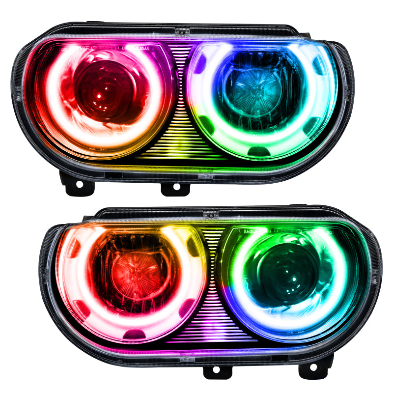 Oracle 08-14 Dodge Challenger SMD HL (HID Style) - ColorSHIFT - DTX Performance