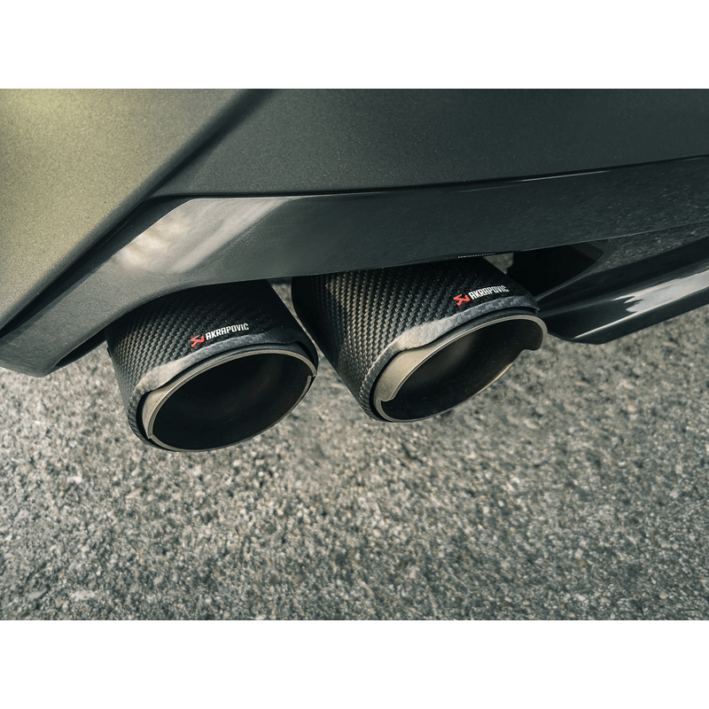 Akrapovic 2019 BMW Z4 M40i (G29) Slip-On Line (Titanium) w/Carbon Fiber Tips - DTX Performance