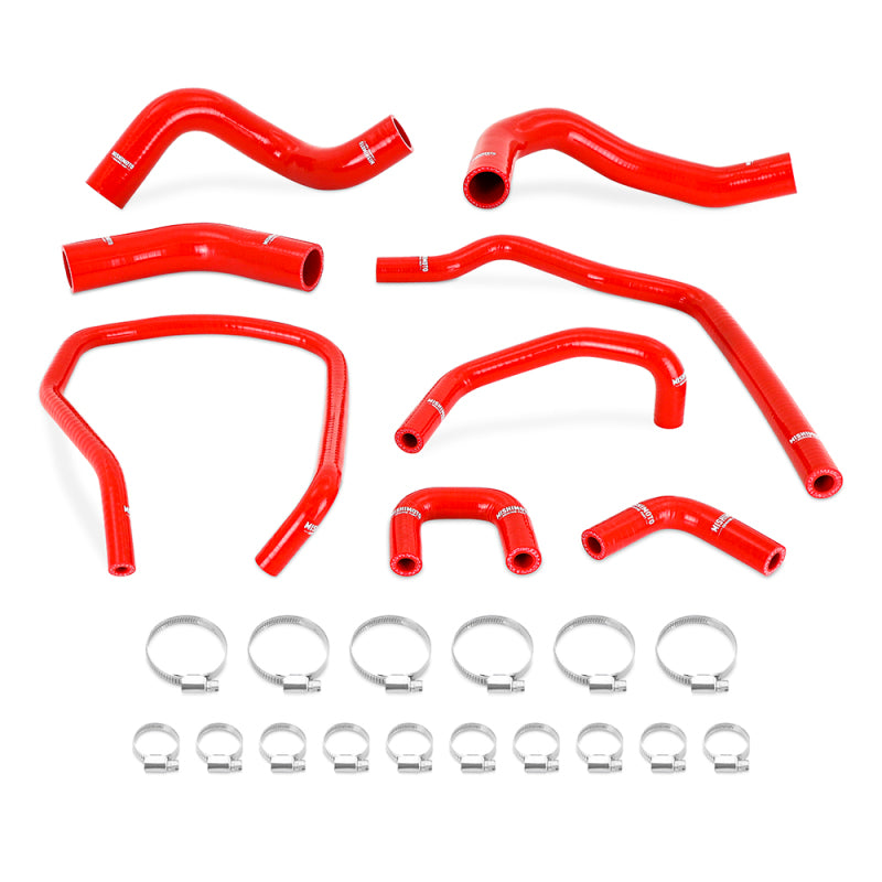 Mishimoto 04-10 Infiniti QX56 / 04-14 Titan Silicone Coolant Hose Kit - Red - DTX Performance