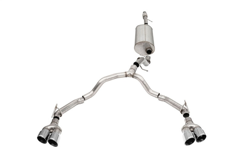 Corsa 21-22 GM Tahoe/Yukon 5.3L 3in. Catback Exhaust - Twin 4in. Exhaust - DTX Performance