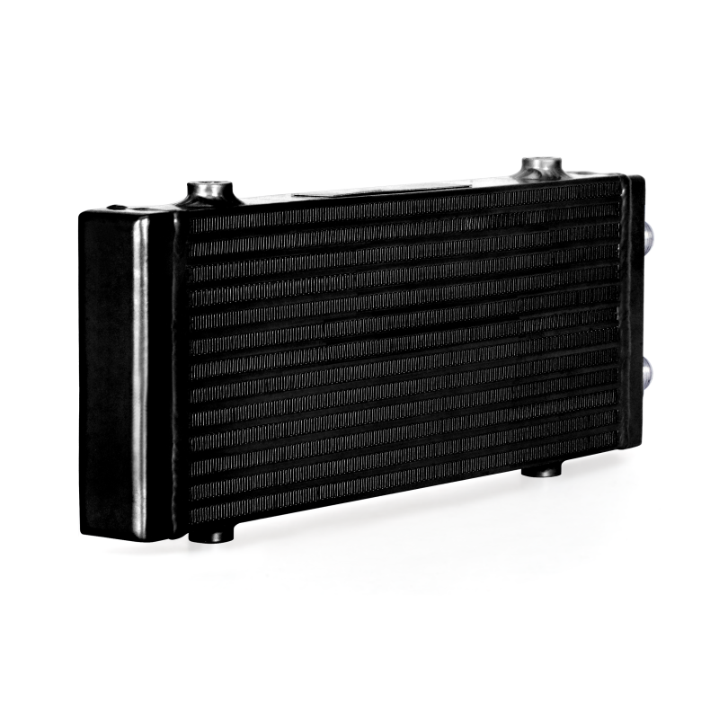 Mishimoto Universal Medium Bar and Plate Dual Pass Black Oil Cooler - DTX Performance