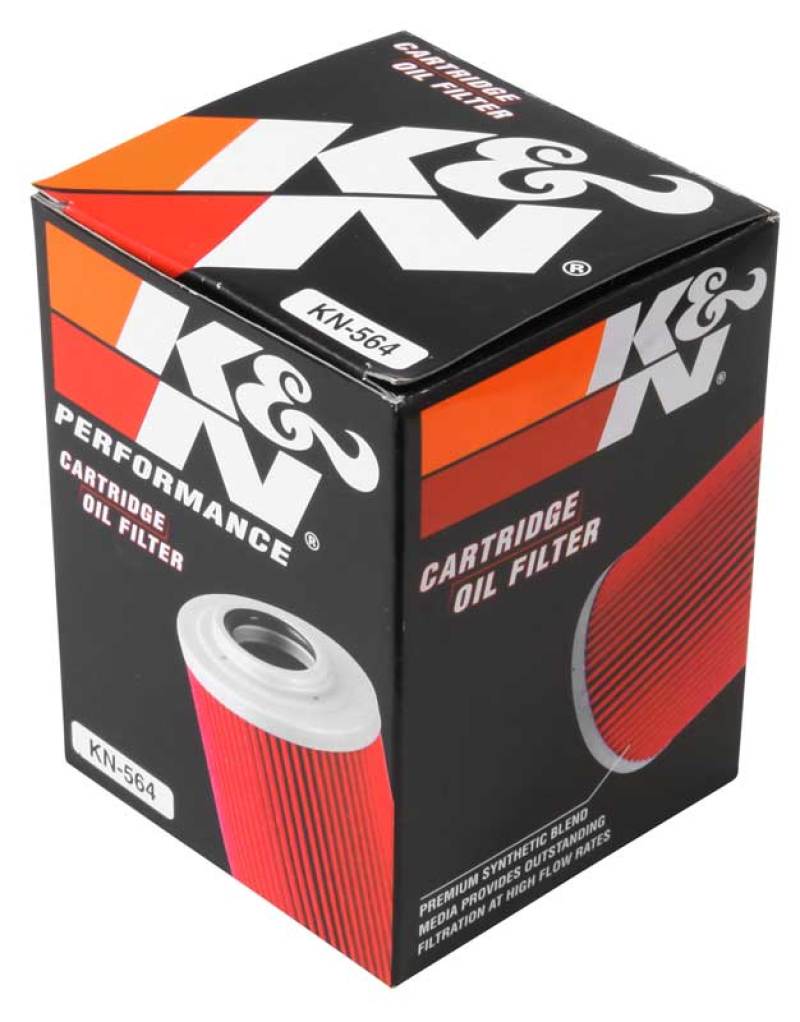 K&N Can/AM Spyder RT 998/ Buell 1125R -2.2219in OD x 0.969in ID x 3.813in H Oil Filter - DTX Performance