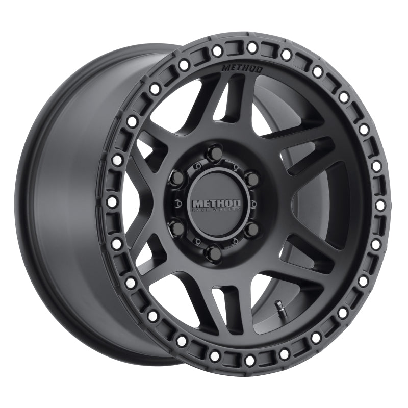 Method MR312 17x9 -12mm Offset 6x5.5 106.25mm CB Matte Black Wheel - DTX Performance