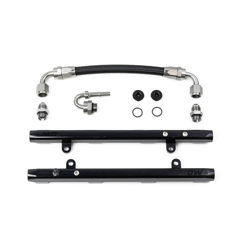 DeatschWerks 11-17 Ford Mustang / F-150 Coyote 5.0 V8 Fuel Rails w/ Crossover - DTX Performance