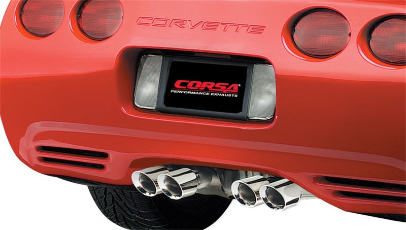 Corsa 97-04 Chevrolet Corvette C5 Z06 5.7L V8 Polished Xtreme Cat-Back + XO Exhaust - DTX Performance