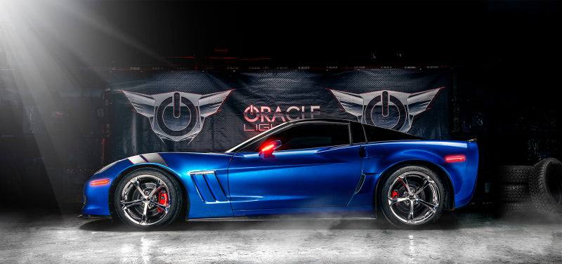 Oracle 05-13 Chevrolet Corvette C6 Concept Sidemarker Set - Clear - No Paint - DTX Performance