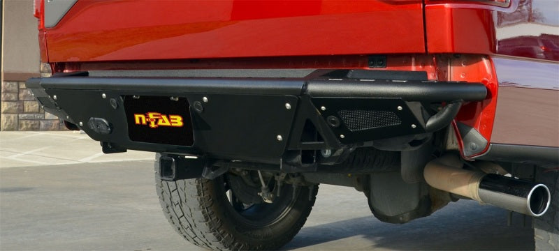 N-Fab RBS-H Rear Bumper 14-17 Chevy-GMC 1500 - Gloss Black - DTX Performance