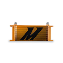 Load image into Gallery viewer, Mishimoto Universal 16-Row Oil Cooler Gold - DTX Performance