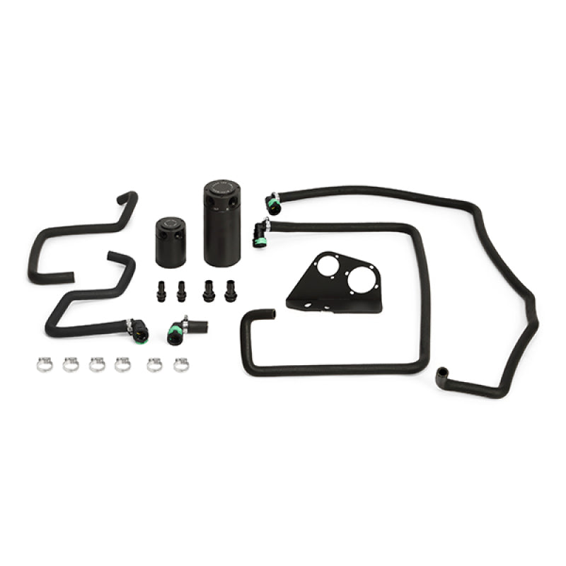 Mishimoto 15-16 Ford F-150 EcoBoost 3.5L Baffled Oil Catch Can Kit - Black - DTX Performance