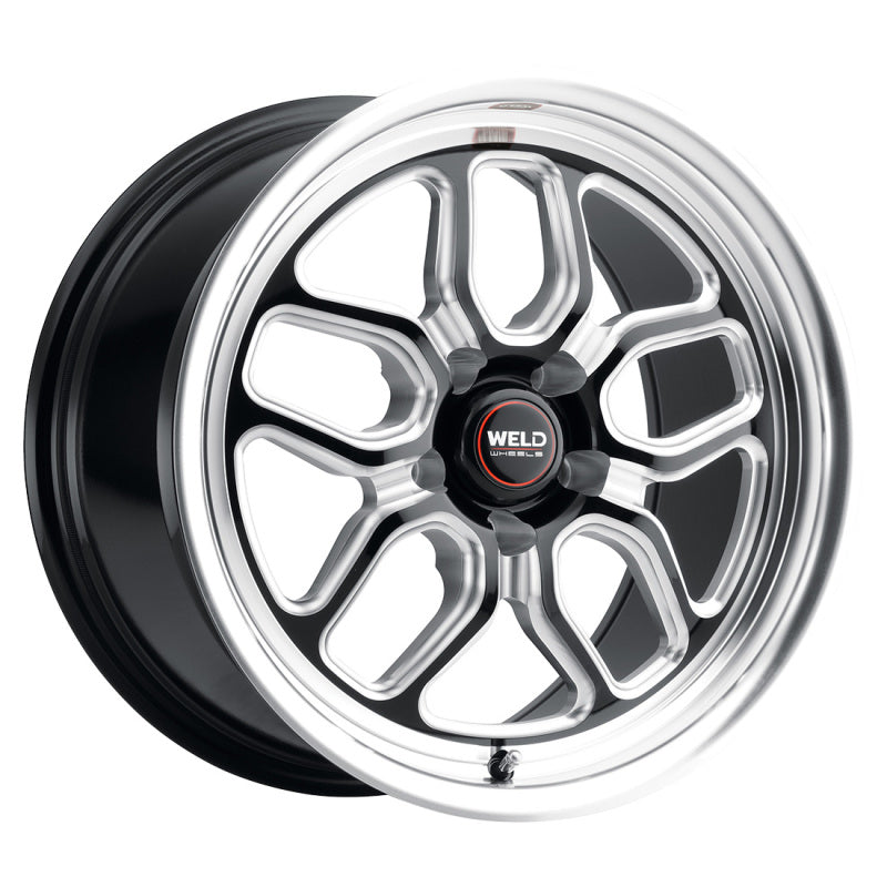 Weld S107 17X9 Laguna 5X120.65 ET45 BS6.8 Gloss Black MIL Dia 70.3 - DTX Performance